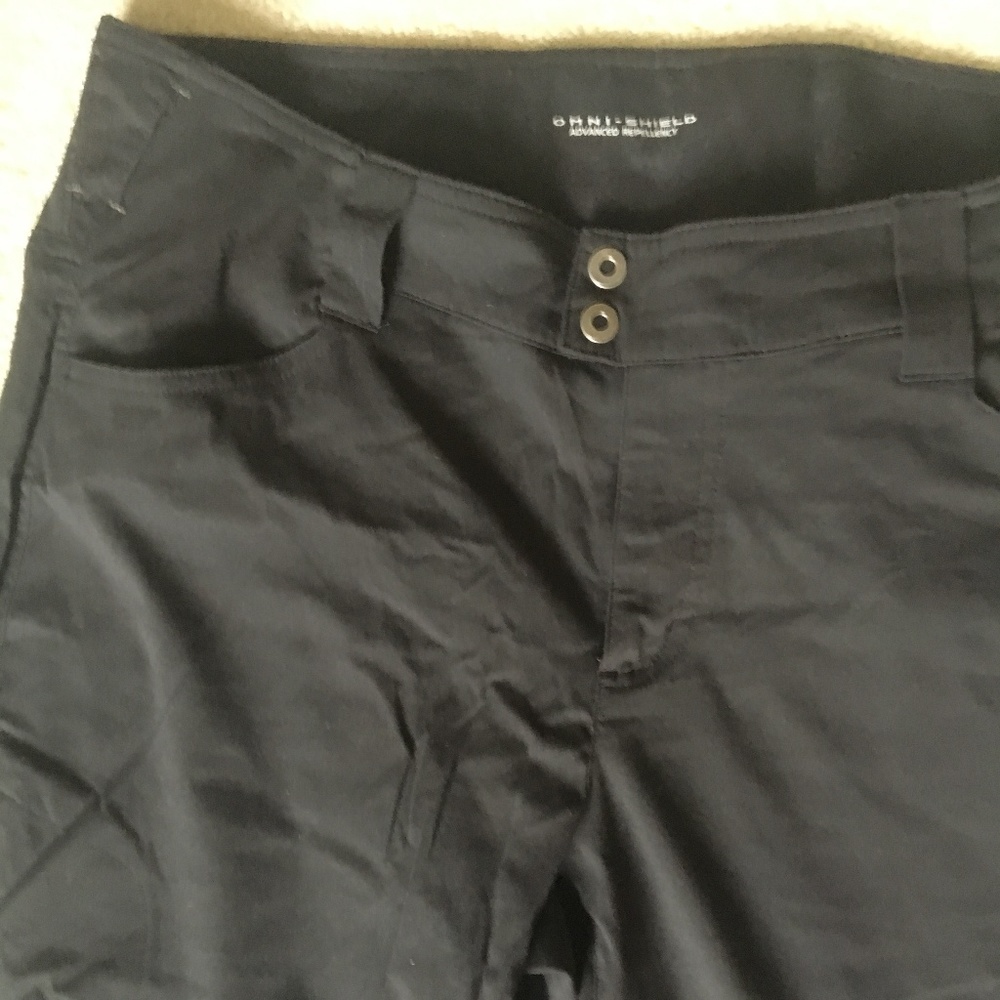 16 Columbia Convertible Hiking Pants Black